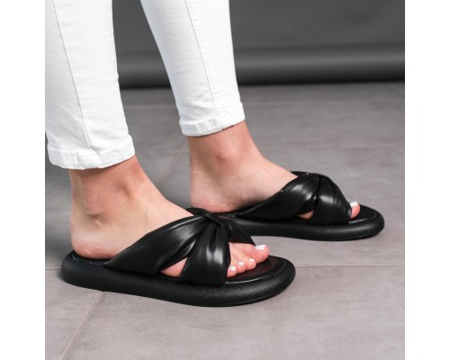 Шлепанцы женские Fashion Milo 3611 39 размер 25 см Черный Шлепанцы женские Fashion Milo 3611 39 размер 25 см Черный