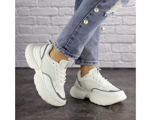 Женские кроссовки Fashion Choe 1583 37 размер 24 см Белый Женские кроссовки Fashion Choe 1583 37 размер 24 см Белый