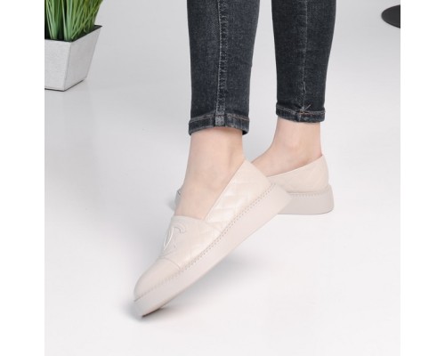 Лоферы женские Fashion Camilla 3895 40 размер 25,5 см Бежевый Лоферы женские Fashion Camilla 3895 40 размер 25,5 см Бежевый