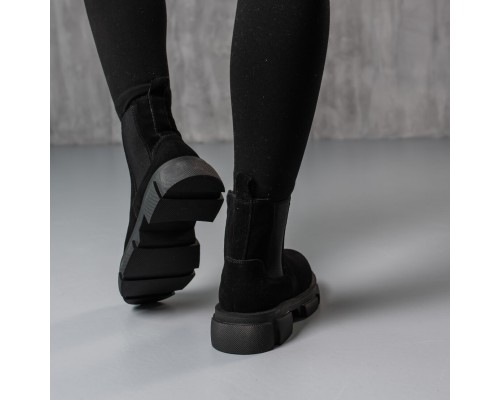 Ботинки женские Fashion Hoofy 3846 37 размер 24 см Черный Ботинки женские Fashion Hoofy 3846 37 размер 24 см Черный