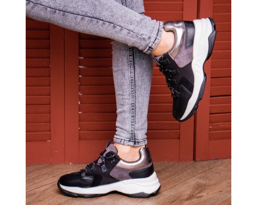 Женские кроссовки Fashion Bruiser 1659 37 размер 23,5 см Черный Женские кроссовки Fashion Bruiser 1659 37 размер 23,5 см Черный