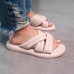 Шлепанцы женские Fashion June 3604 40 размер 25,5 см Бежевый