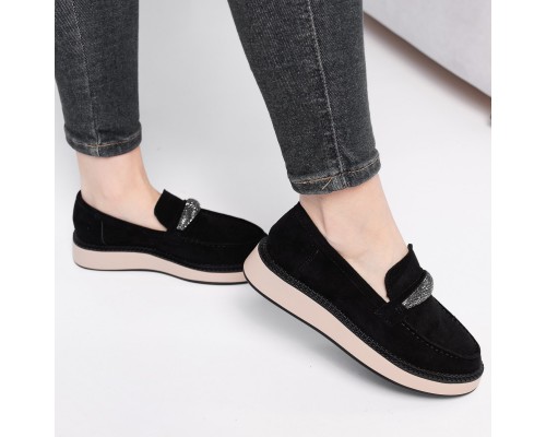 Лоферы женские Fashion Juliet 3916 39 размер 25 см Черный Лоферы женские Fashion Juliet 3916 39 размер 25 см Черный