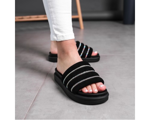 Шлепанцы женские Fashion Wocky 2837 38 размер 24,5 см Черный Шлепанцы женские Fashion Wocky 2837 38 размер 24,5 см Черный
