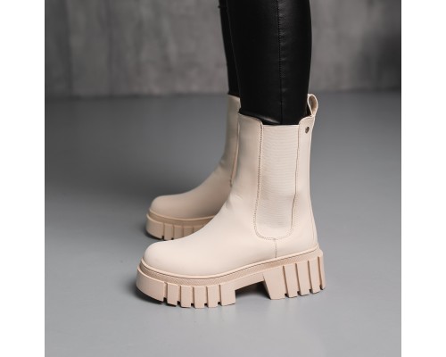 Ботинки женские зимние Fashion Rosie 3881 37 размер 24 см Бежевый Ботинки женские зимние Fashion Rosie 3881 37 размер 24 см Бежевый