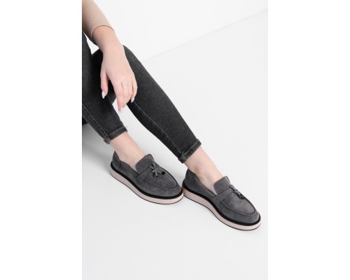 Лоферы женские Fashion Irene 3925 40 размер 25,5 см Серый Лоферы женские Fashion Irene 3925 40 размер 25,5 см Серый