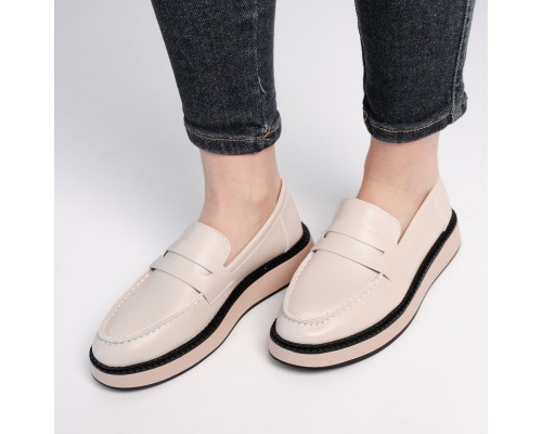 Лоферы женские Fashion Ann 3907 40 размер 25,5 см Бежевый Лоферы женские Fashion Ann 3907 40 размер 25,5 см Бежевый