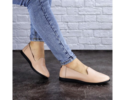Женские слиперы кожаные Fashion Fletcher 1954 36 размер 23,5 см Бежевый Женские слиперы кожаные Fashion Fletcher 1954 36 размер 23,5 см Бежевый