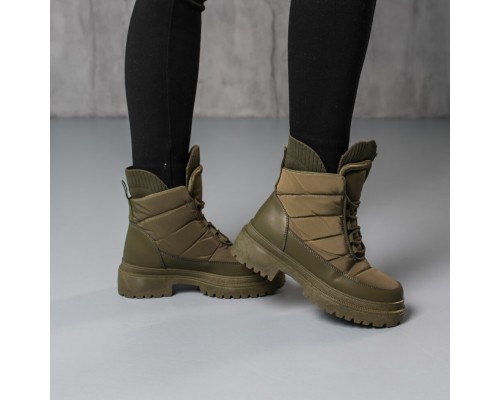 Ботинки женские Fashion Troktsky 3798 36 размер 23,5 см Оливковый Ботинки женские Fashion Troktsky 3798 36 размер 23,5 см Оливковый