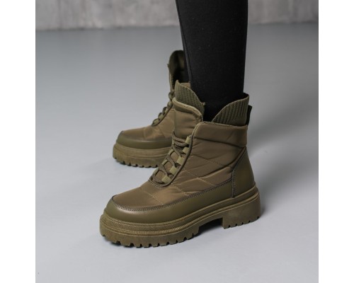 Ботинки женские Fashion Troktsky 3798 36 размер 23,5 см Оливковый Ботинки женские Fashion Troktsky 3798 36 размер 23,5 см Оливковый