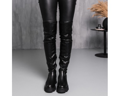 Ботфорты женские зимние Fashion Image 3885 39 размер 25 см Черный Ботфорты женские зимние Fashion Image 3885 39 размер 25 см Черный