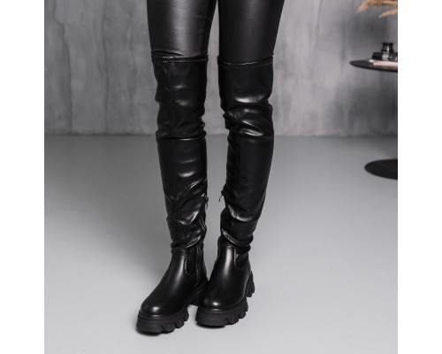 Ботфорты женские зимние Fashion Image 3885 38 размер 24,5 см Черный Ботфорты женские зимние Fashion Image 3885 38 размер 24,5 см Черный
