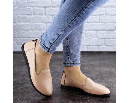 Женские слиперы кожаные Fashion Fletcher 1954 36 размер 23,5 см Бежевый Женские слиперы кожаные Fashion Fletcher 1954 36 размер 23,5 см Бежевый