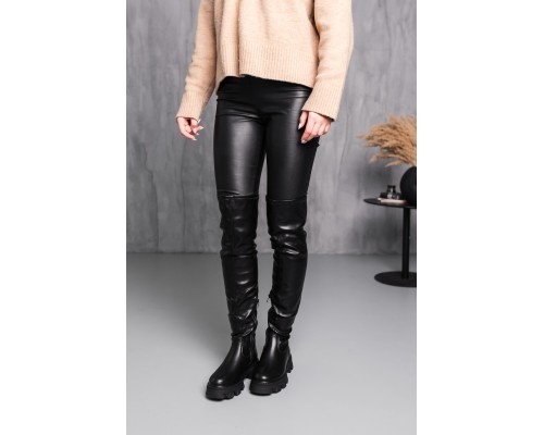 Ботфорты женские зимние Fashion Image 3885 38 размер 24,5 см Черный Ботфорты женские зимние Fashion Image 3885 38 размер 24,5 см Черный