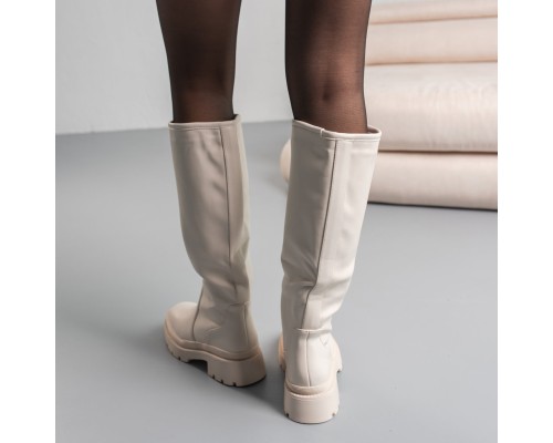 Сапоги женские Fashion Wilma 3871 39 размер 25 см Молочный Сапоги женские Fashion Wilma 3871 39 размер 25 см Молочный