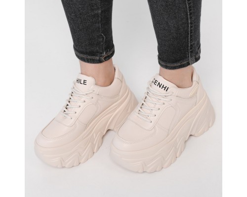 Кроссовки женские Fashion Tuckeri 3899 38 размер 23,5 см Молочный Кроссовки женские Fashion Tuckeri 3899 38 размер 23,5 см Молочный