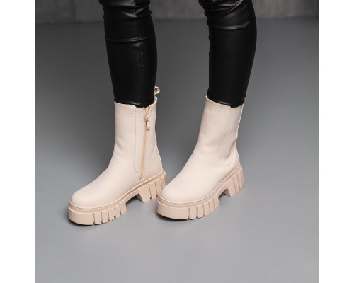 Ботинки женские зимние Fashion Rosie 3881 40 размер 25,5 см Бежевый Ботинки женские зимние Fashion Rosie 3881 40 размер 25,5 см Бежевый