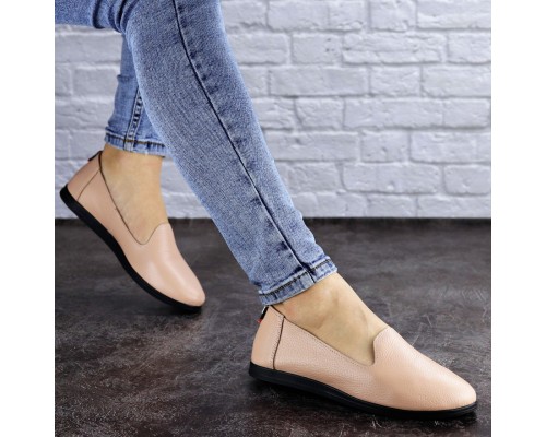 Женские слиперы кожаные Fashion Fletcher 1954 36 размер 23,5 см Бежевый Женские слиперы кожаные Fashion Fletcher 1954 36 размер 23,5 см Бежевый