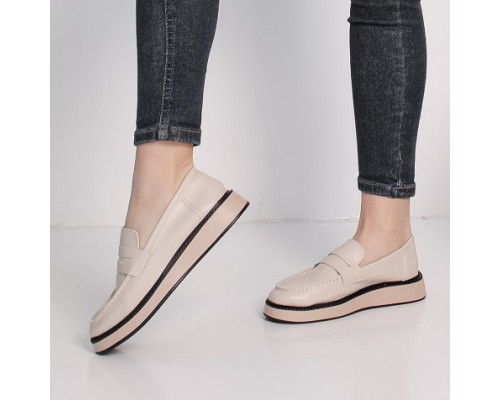 Лоферы женские Fashion Ann 3907 40 размер 25,5 см Бежевый Лоферы женские Fashion Ann 3907 40 размер 25,5 см Бежевый