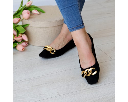 Женские балетки Fashion Goddess 3144 36 размер 23,5 см Черный Женские балетки Fashion Goddess 3144 36 размер 23,5 см Черный