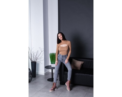 Ботинки женские Fashion Chrisley 3461 38 размер 24,5 см Бежевый Ботинки женские Fashion Chrisley 3461 38 размер 24,5 см Бежевый