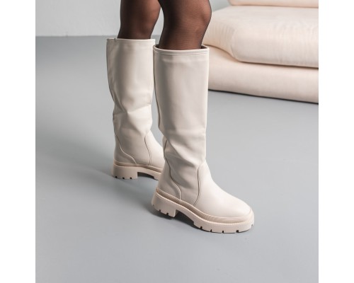 Сапоги женские Fashion Wilma 3871 40 размер 25,5 см Молочный Сапоги женские Fashion Wilma 3871 40 размер 25,5 см Молочный