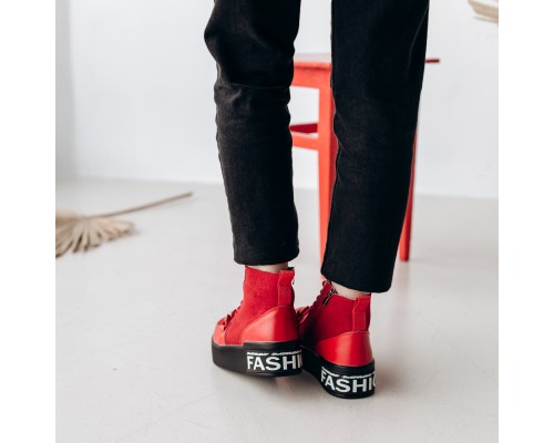 Ботинки женские зимние Fashion Sugar 3309 38 размер 23,5 см Красный Ботинки женские зимние Fashion Sugar 3309 38 размер 23,5 см Красный