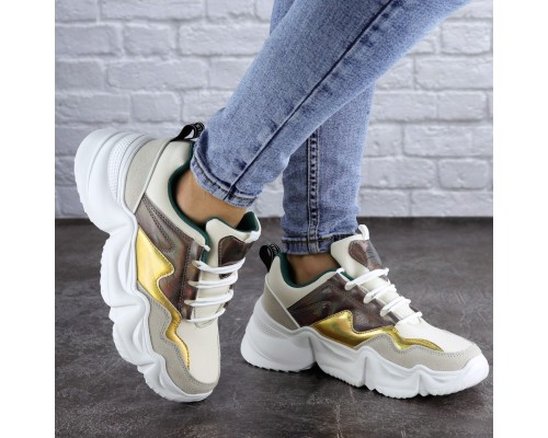 Кроссовки женские Fashion Frasier 2126 39 размер 25 см Бежевый Кроссовки женские Fashion Frasier 2126 39 размер 25 см Бежевый