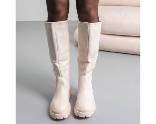 Сапоги женские Fashion Wilma 3871 41 размер 26 см Молочный Сапоги женские Fashion Wilma 3871 41 размер 26 см Молочный