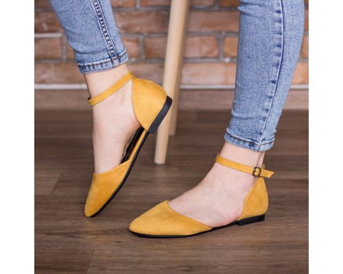 Туфли женские Fashion Euki 2782 40 размер 25,5 см Желтый Туфли женские Fashion Euki 2782 40 размер 25,5 см Желтый
