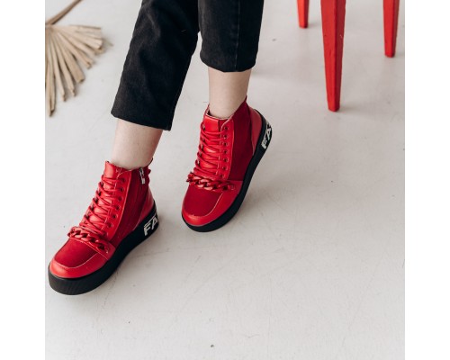 Ботинки женские зимние Fashion Sugar 3309 38 размер 23,5 см Красный Ботинки женские зимние Fashion Sugar 3309 38 размер 23,5 см Красный