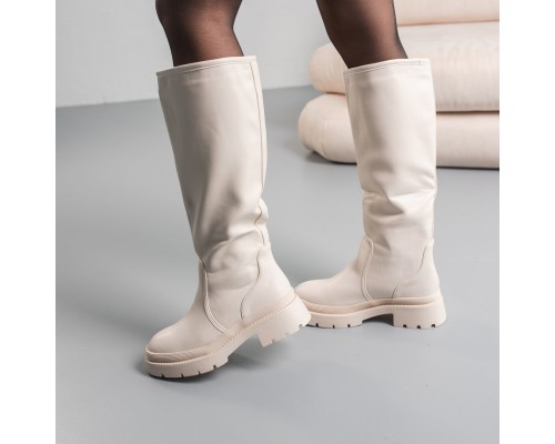 Сапоги женские Fashion Wilma 3871 40 размер 25,5 см Молочный Сапоги женские Fashion Wilma 3871 40 размер 25,5 см Молочный