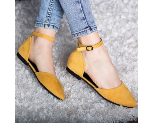 Туфли женские Fashion Euki 2782 40 размер 25,5 см Желтый Туфли женские Fashion Euki 2782 40 размер 25,5 см Желтый