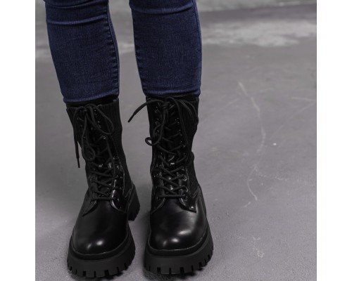 Ботинки женские Fashion Horseshoe 3368 39 размер 25 см Черный Ботинки женские Fashion Horseshoe 3368 39 размер 25 см Черный