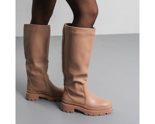 Сапоги женские Fashion Gamora 3864 41 размер 26 см Бежевый Сапоги женские Fashion Gamora 3864 41 размер 26 см Бежевый