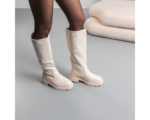 Сапоги женские Fashion Wilma 3871 40 размер 25,5 см Молочный Сапоги женские Fashion Wilma 3871 40 размер 25,5 см Молочный
