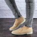 Мокасины женские Fashion Diana 1875 39 размер 25 см Бежевый