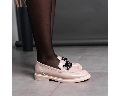 Лоферы женские Fashion Lola 3584 39 размер 25 см Бежевый Лоферы женские Fashion Lola 3584 39 размер 25 см Бежевый