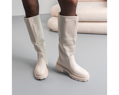 Сапоги женские Fashion Wilma 3871 40 размер 25,5 см Молочный Сапоги женские Fashion Wilma 3871 40 размер 25,5 см Молочный