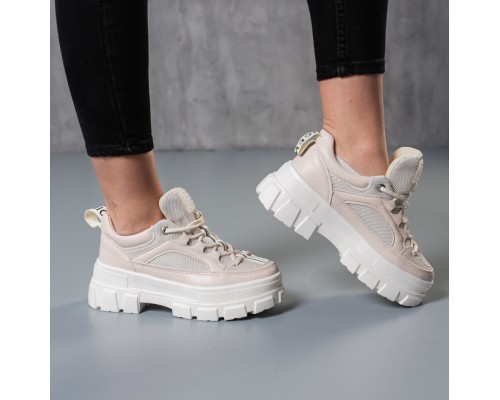 Кроссовки женские Fashion Above 3760 37 размер 23,5 см Бежевый Кроссовки женские Fashion Above 3760 37 размер 23,5 см Бежевый