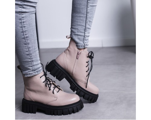 Ботинки женские Fashion Clyde 3443 36 размер 23,5 см Бежевый Ботинки женские Fashion Clyde 3443 36 размер 23,5 см Бежевый