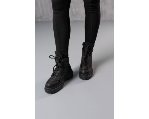 Ботинки женские Fashion Troktsky 3859 39 размер 25 см Черный Ботинки женские Fashion Troktsky 3859 39 размер 25 см Черный