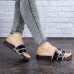 Женские шлепки Fashion Brutus 1744 36 размер 22,5 см Черный