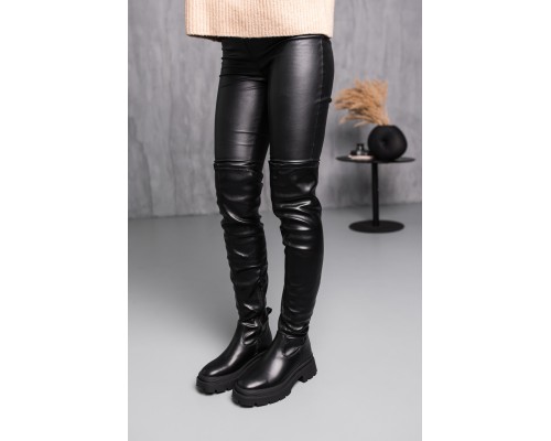 Ботфорты женские зимние Fashion Arion 3884 38 размер 24,5 см Черный Ботфорты женские зимние Fashion Arion 3884 38 размер 24,5 см Черный
