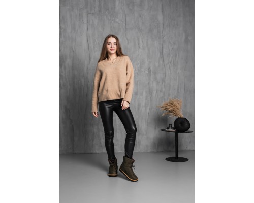 Ботинки дутики женские Fashion Jigsaw 3880 37 размер 24 см Оливковый Ботинки дутики женские Fashion Jigsaw 3880 37 размер 24 см Оливковый