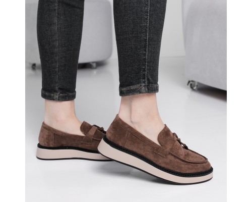 Лоферы женские Fashion Irma 3924 39 размер 25 см Коричневый Лоферы женские Fashion Irma 3924 39 размер 25 см Коричневый