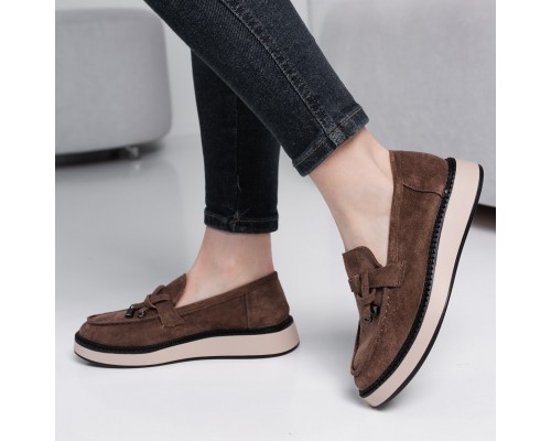 Лоферы женские Fashion Irma 3924 39 размер 25 см Коричневый Лоферы женские Fashion Irma 3924 39 размер 25 см Коричневый