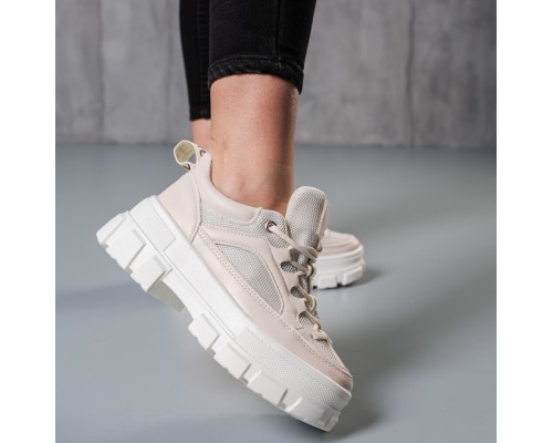 Кроссовки женские Fashion Above 3760 40 размер 25 см Бежевый Кроссовки женские Fashion Above 3760 40 размер 25 см Бежевый