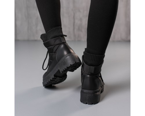 Ботинки женские Fashion Troktsky 3859 39 размер 25 см Черный Ботинки женские Fashion Troktsky 3859 39 размер 25 см Черный
