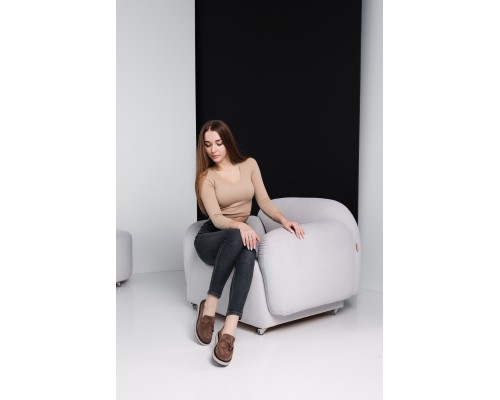 Лоферы женские Fashion Irma 3924 39 размер 25 см Коричневый Лоферы женские Fashion Irma 3924 39 размер 25 см Коричневый